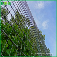 Hot selling welded gate designs double wire mesh fence with sliding gate with low price